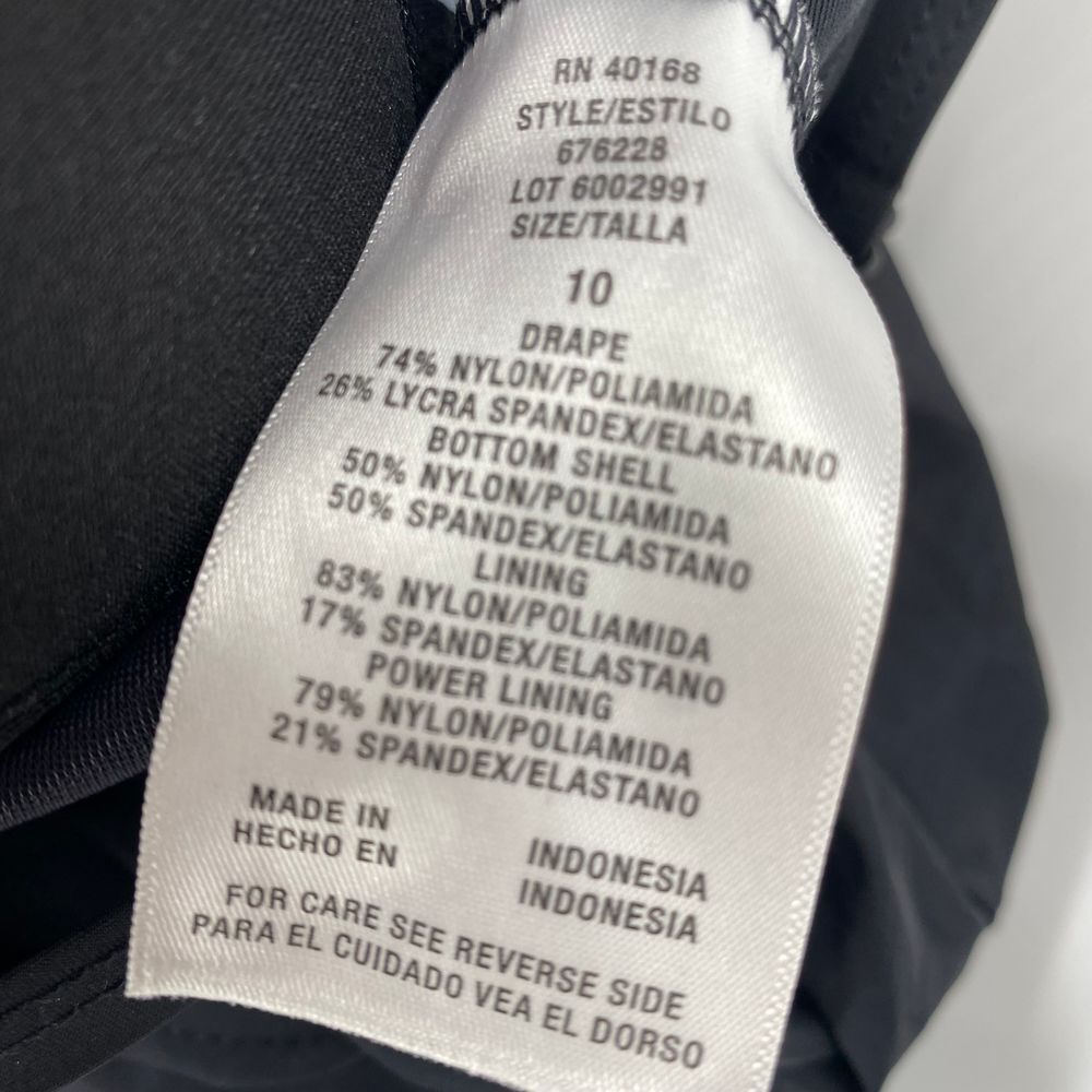 Dreamsuit Miracle Brand Slimming Black Size‎ 10 Swimsuit One Piece Ruched - Picture 6 of 10